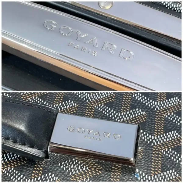 Goyard  Bourget Travel Suitcase Black - Image 9