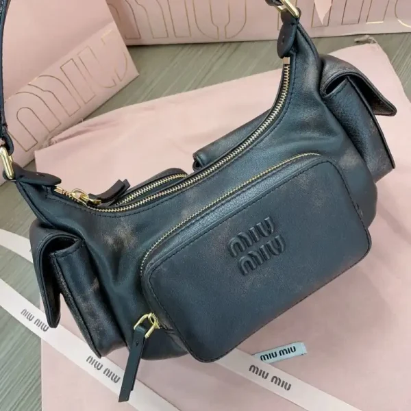 Miu Miu Nappa  Pocket Bag - Image 4