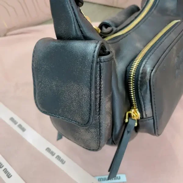 Miu Miu Nappa  Pocket Bag - Image 9