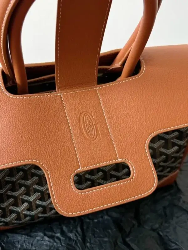 Goyard Saigon Tote Brown - Image 3