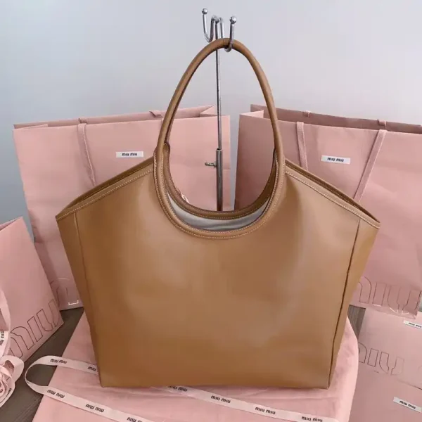 Miu Miu Ivy  Tote Brown - Image 2