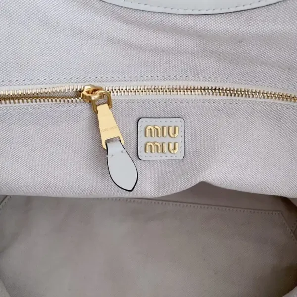 Miu Miu Ivy  Tote White - Image 3