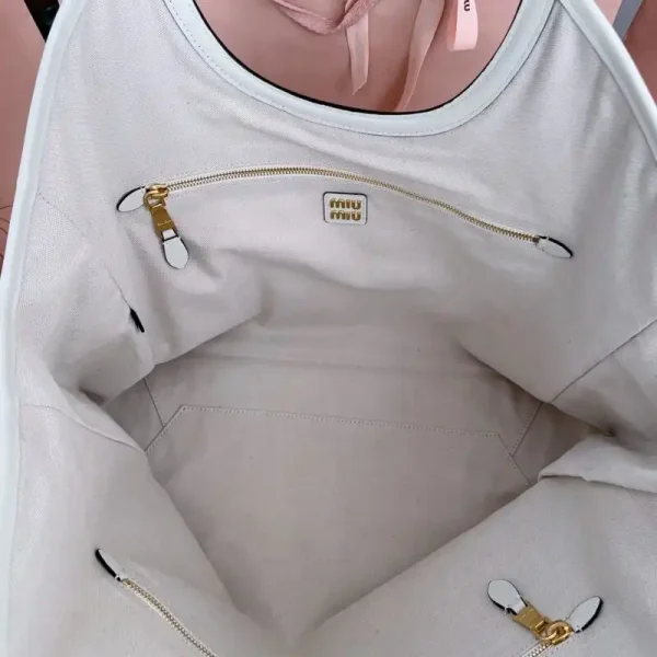 Miu Miu Ivy  Tote White - Image 2
