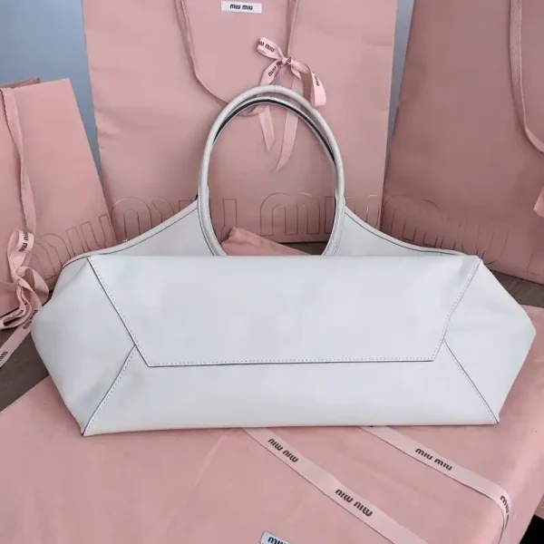 Miu Miu Ivy  Tote White - Image 4