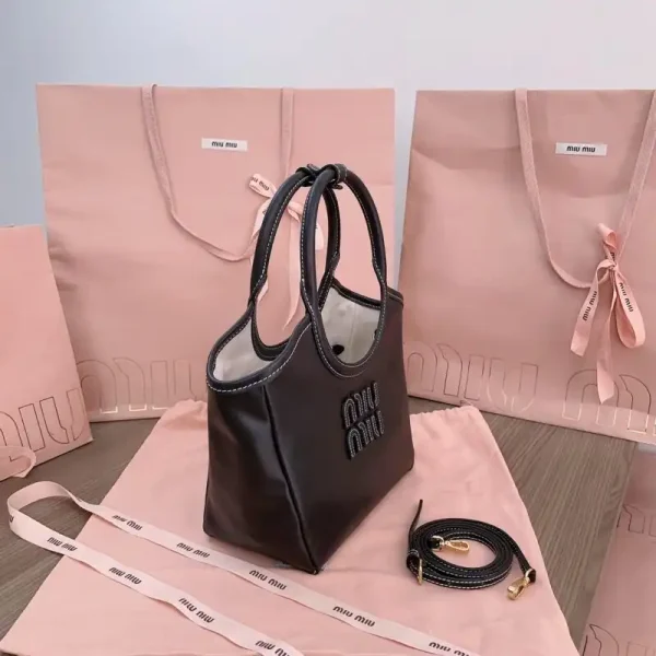 Miu Miu Ivy  Small Tote Black - Image 2