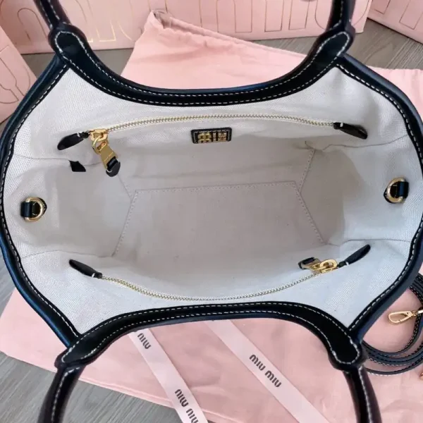 Miu Miu Ivy  Small Tote Black - Image 5