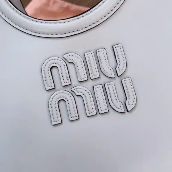 Miu Miu Ivy  Small Tote Grey - Image 6
