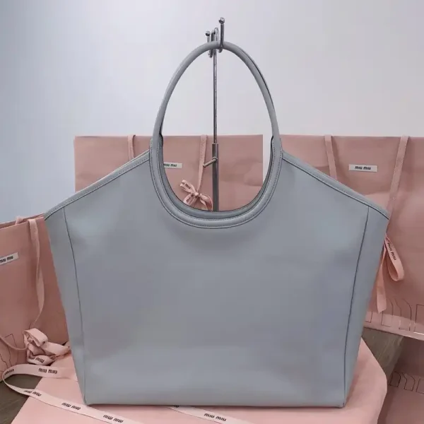Miu Miu Ivy  Tote Grey - Image 2