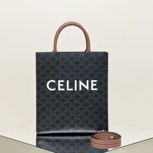 Celine Triomphe Cabas Tote Small