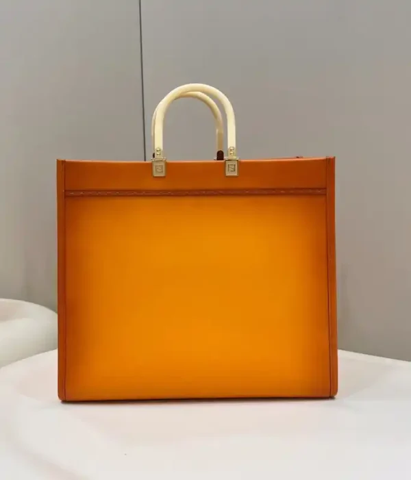 Fendi Peekaboo Tote Orange - Image 2