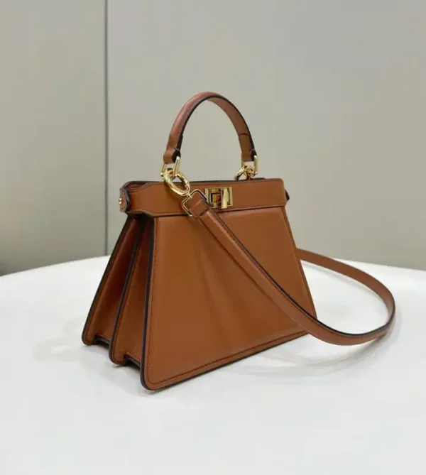 Fendi Peekaboo Mini Brown - Image 2