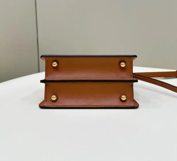 Fendi Peekaboo Mini Brown - Image 3