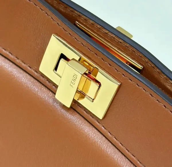 Fendi Peekaboo Mini Brown - Image 4
