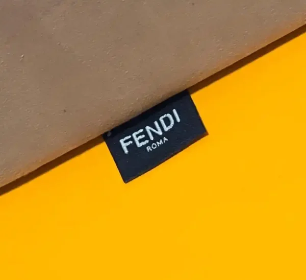Fendi Peekaboo Tote Orange - Image 7