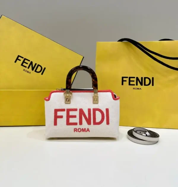 Fendi By The Way Boston  Red White
