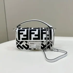 Fendi Baguette Small White