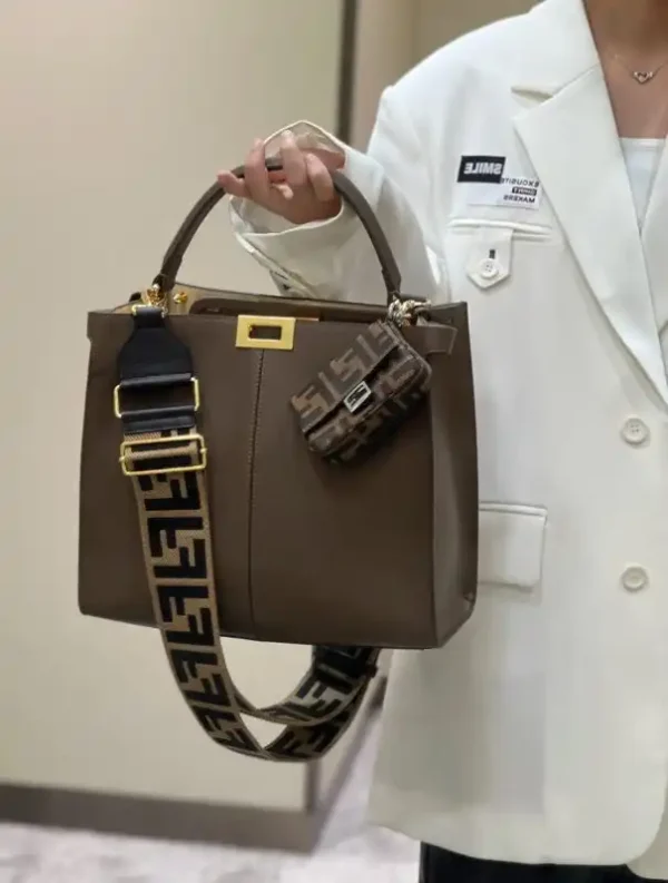 Fendi Peekaboo  X Lite Brown - Image 2