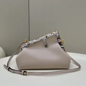 Fendi  First Beige Python