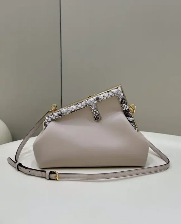 Fendi  First Beige Python