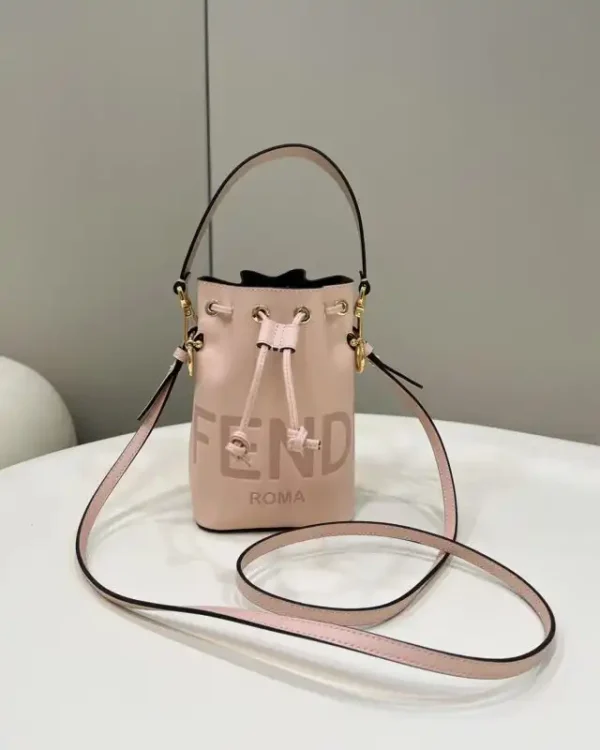 Fendi Tresor Mini Bucket Pink