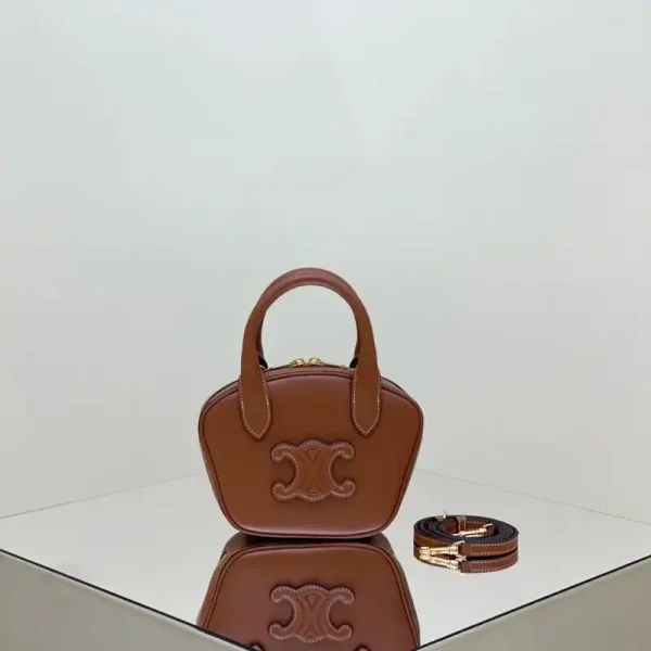 Celine Bowling Bag Brown