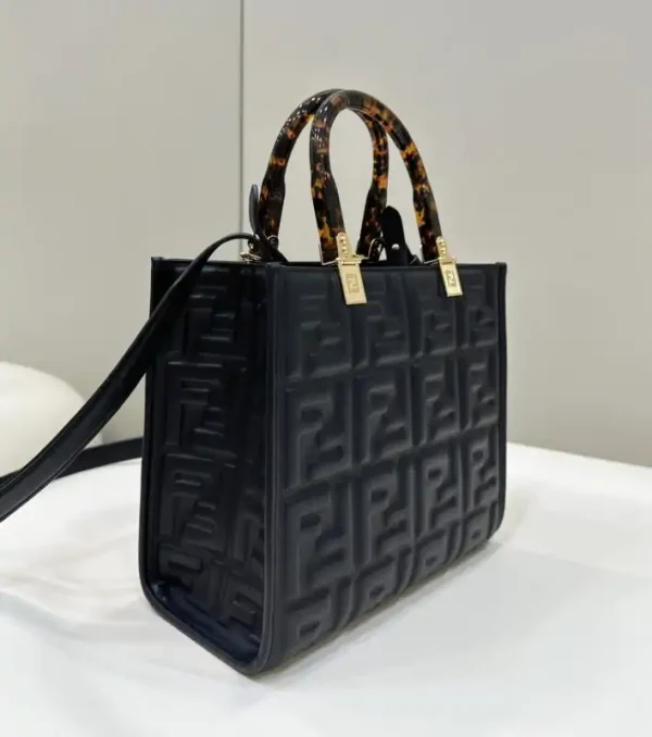 Fendi Small Tote Black - Image 2