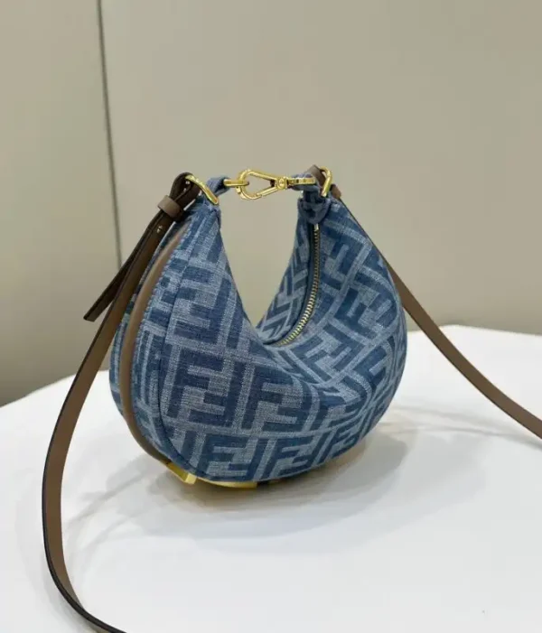 Fendi Fendigraphy Small Denim Blue - Image 2