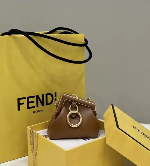 Fendi  First Mini Brown - Image 2