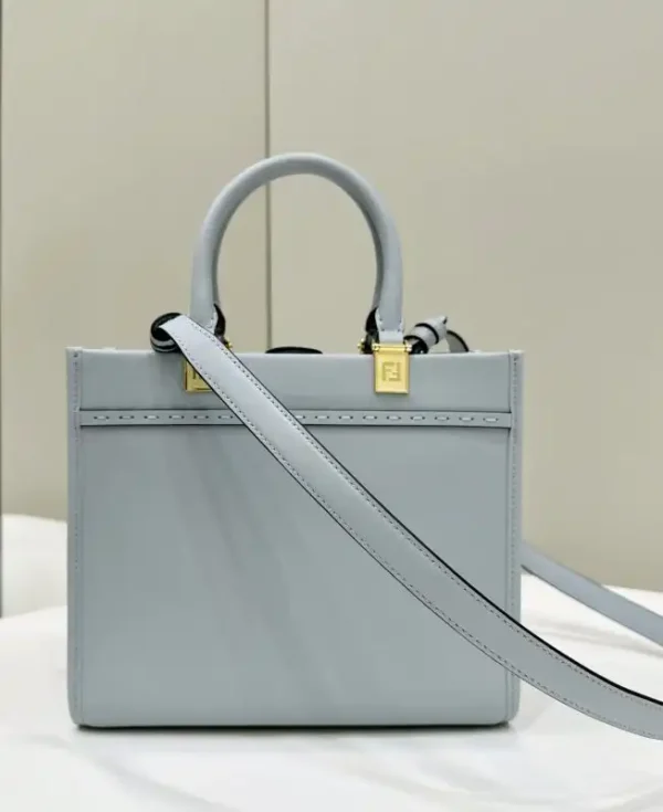Fendi Small Tote Sky Blue - Image 2