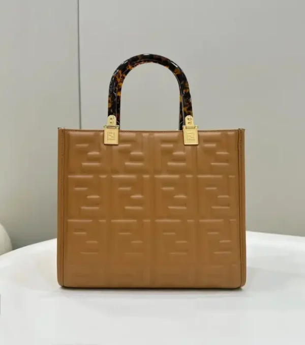 Fendi Small Tote Brown