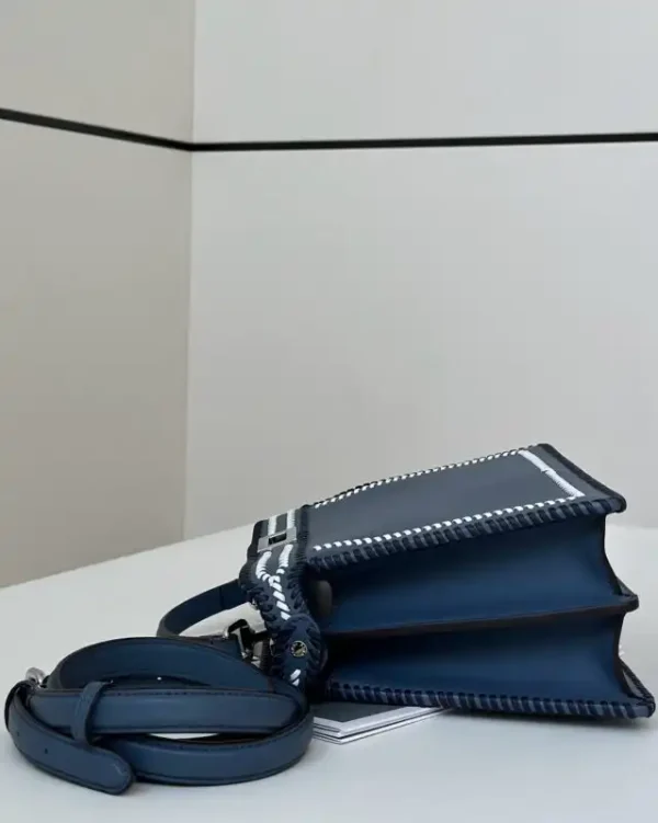 Fendi Peekaboo Dark Blue - Image 2