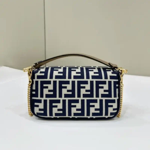 Fendi Baguette Small Cotton Blue - Image 2