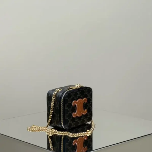 Celine Triomphe Box on Chain - Image 2