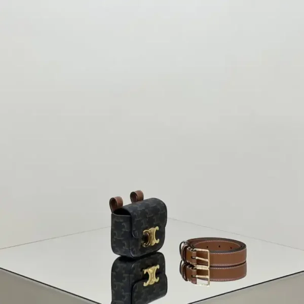Celine Triomphe Mini Waist Bag - Image 2