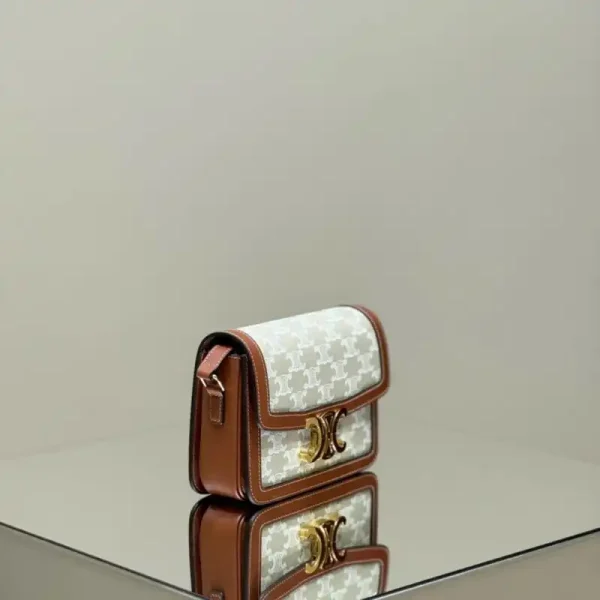 Celine Triomphe Mini White - Image 2