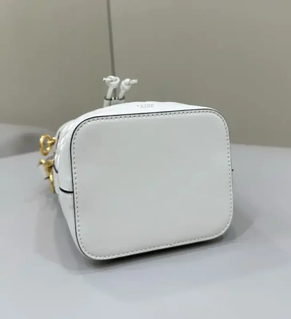 Fendi Tresor Mini Bucket White - Image 2