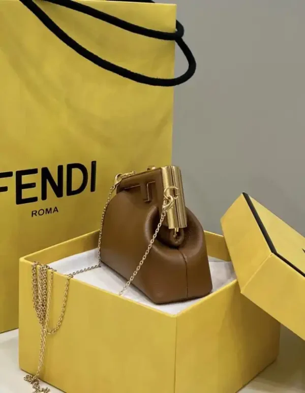 Fendi  First Mini Brown - Image 3