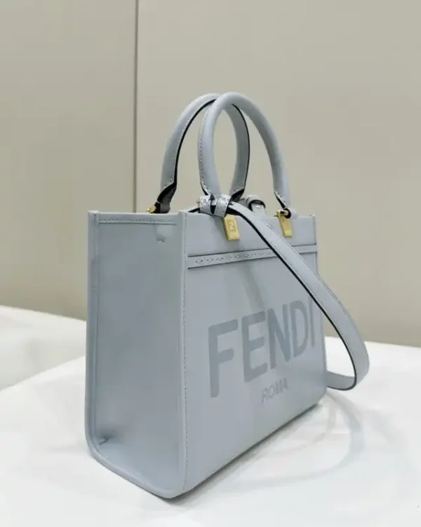 Fendi Small Tote Sky Blue - Image 3