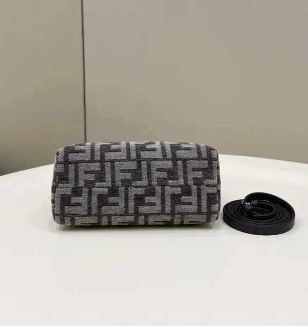 Fendi By The Way Boston   Brown Cotton - Image 3