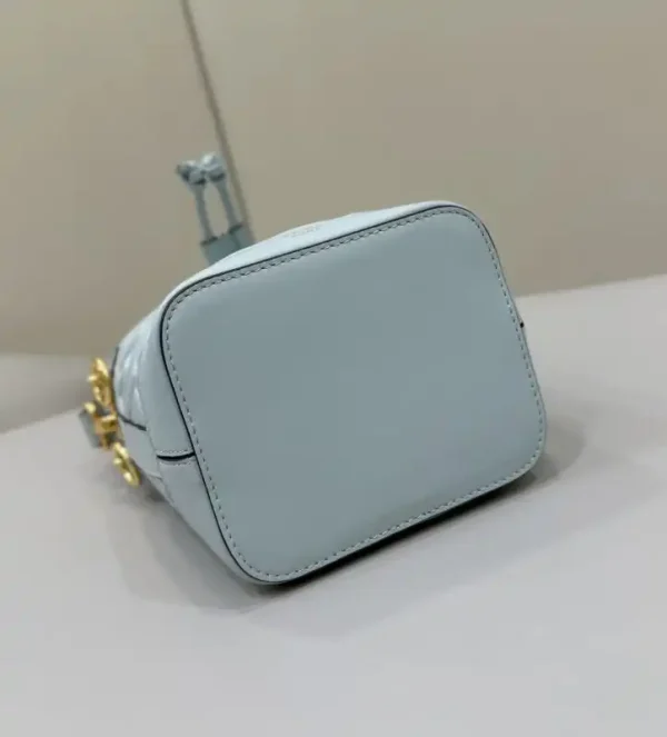 Fendi Tresor Mini Bucket Blue - Image 3