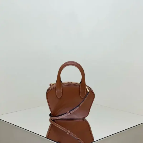 Celine Bowling Bag Brown - Image 3