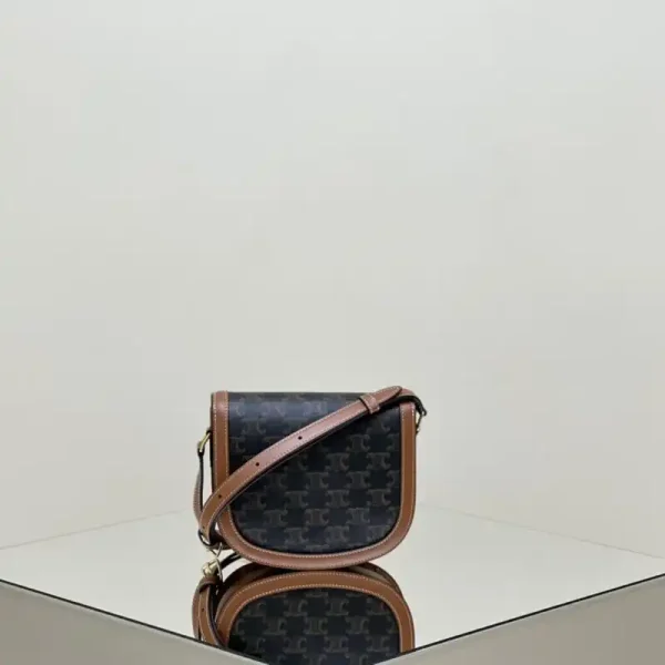 Celine Triomphe Bisaccia Mini - Image 3
