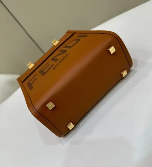 Fendi Mini Tote Brown - Image 4