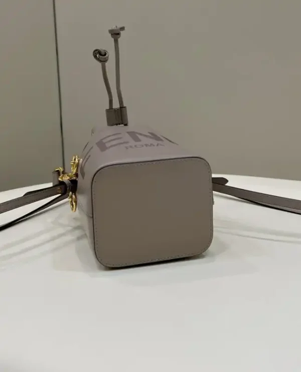 Fendi Tresor Mini Bucket Grey - Image 4