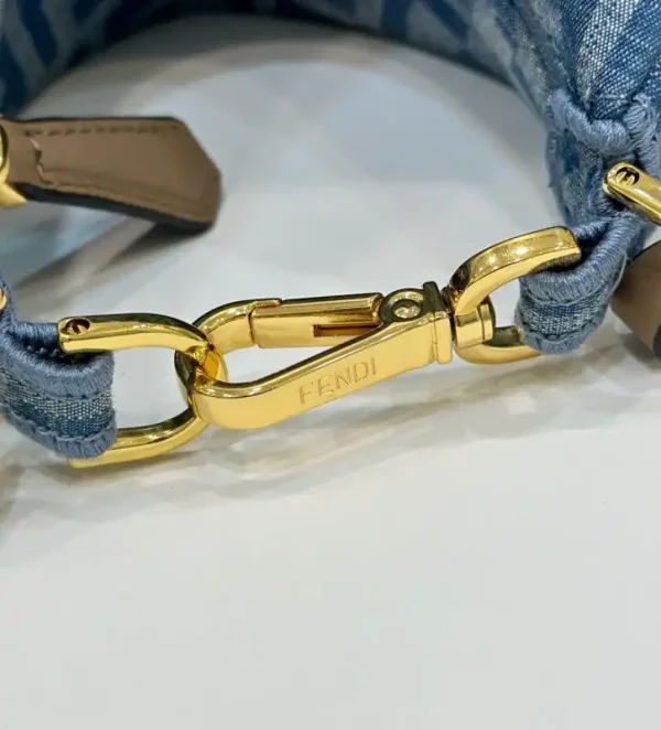 Fendi Fendigraphy Small Denim Blue - Image 4