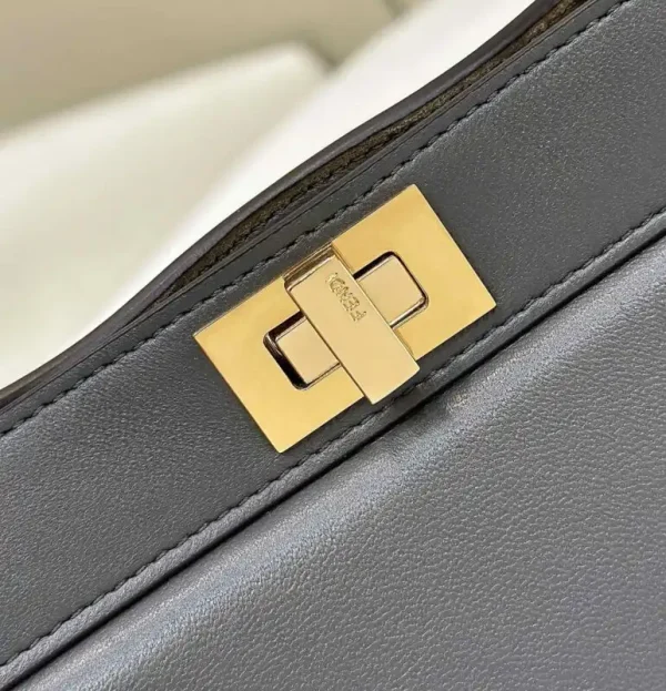 Fendi Peekaboo Mini Grey - Image 4