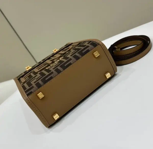 Fendi Mini Tote Brown Monogram - Image 4