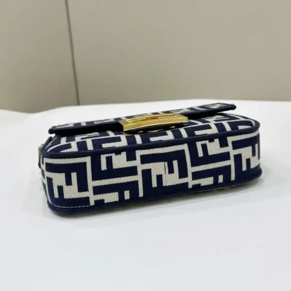 Fendi Baguette Small Cotton Blue - Image 4