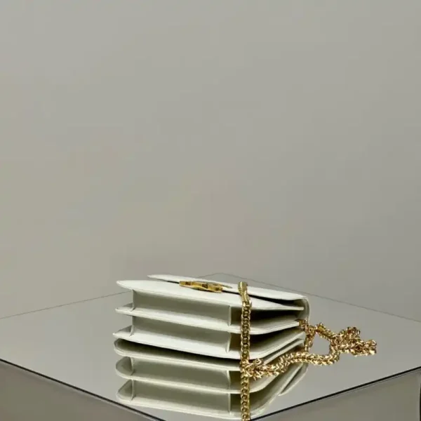 Celine Teen Triomphe Bag White - Image 4