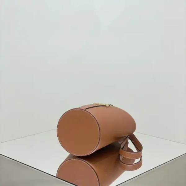 Celine Triomphe Bucket Bag Brown - Image 4